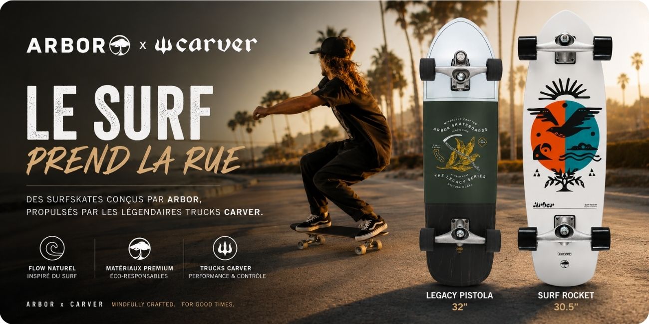 Surfskate Arbor x Carver